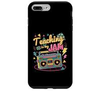 Teaching Is My Jam Groovy Retro Teacher de retour à l'école Coque pour iPhone 7 Plus/8 Plus