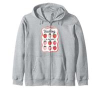 Teaching is My Jam Strawberry Teacher Team Crew Fun Sweat à Capuche