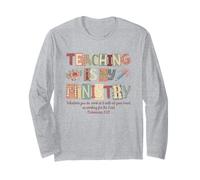 Teaching is My Ministry - Design éducateur chrétien Manche Longue