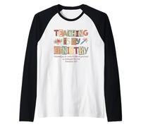 Teaching is My Ministry - Design éducateur chrétien Manche Raglan