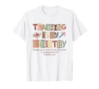 Teaching is My Ministry - Design éducateur chrétien T-Shirt