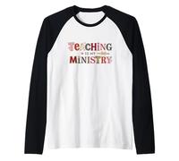 Teaching is My Ministry Scrapbooking Rançon Note Manche Raglan