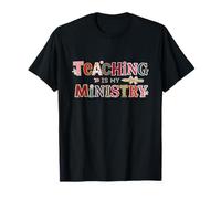 Teaching is My Ministry Scrapbooking Rançon Note T-Shirt