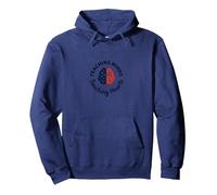 Teaching Minds Touching Hearts Inspiration Educator Sweat à Capuche, Unisexe pour Adultes, Bleu Marine, L