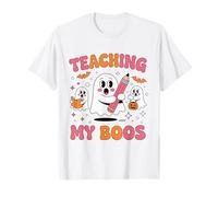 Teaching My Boos Ghost Halloween Teacher Costume Students T-Shirt