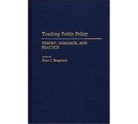 Teaching Public Policy, Contributions in Political Science