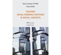 Teaching social research methods in digital contexts - Paolo Diana - L'harmattan - broché - Essai