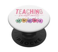 Teaching Sweethearts Valentine Teacher Teaching Sweet Hearts PopSockets PopGrip Adhésif