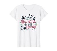 « Teaching Tiny Humans Growing Big Hearts » | Enseignant Positif T-Shirt