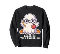 Teaching Tiny Pumpkins Fantôme Mignon Maîtresse Halloween Sweatshirt