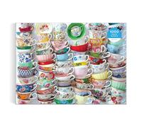 Galison Puzzle Tasses à thé 1000 pièces