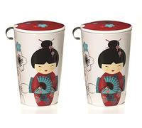 Teaeve® Lot de 2 tasses à thé « Little Geisha »