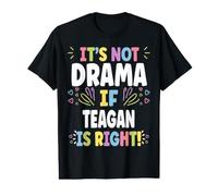 Teagan Personalized Women's Gift Custom Teagan T-Shirt Graphique avec Valeur