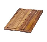 Teak Haus TH517 Planche à découper 46x35,5x1,9cm, Bois, Multicolore, 45x35x25 cm