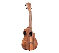 Kala Guitare électro-acoustique Teak Tri-Top Concert Cutaway