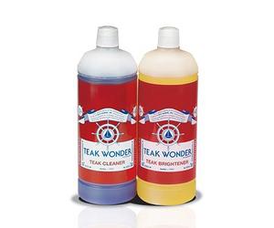 Teak Wonder - Détergent et blanchisseur pour bateaux, 2 flacons de 0,95 l