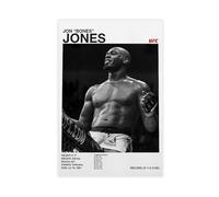 teakcang Jon Jones UFC Poster numérique sur toile pour décoration de chambre à coucher, bureau, chambre, cadeau 30 x 45 cm