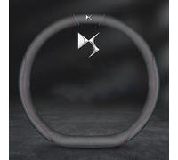 TEAKEA Couvre Volant Voiture, pour Citroen DS4 DS5 2011-2015 Protection de Volant de Voiture,Antidérapant Durable Confortable,Pièces détachées Voiture,A