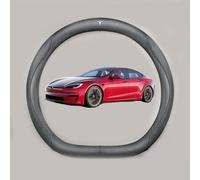 TEAKEA Couvre Volant Voiture, pour Tesla Model 3 Highland 2024 Protection de Volant de Voiture,Antidérapant Durable Confortable,Pièces détachées Voiture,G