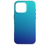 Teal to Navy Blue Gradient - Bold Ombre Design for Coque pour iPhone 16 Pro