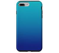 Teal to Navy Blue Gradient - Bold Ombre Design for Coque pour iPhone 7 Plus/8 Plus