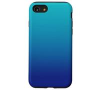 Teal to Navy Blue Gradient - Bold Ombre Design for Coque pour iPhone SE (2020) / 7/8