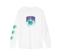 Tealer T-Shirt Blanc Manche Longue Flowers ss23