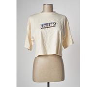tealer tee-shirts et débardeurs femme de couleur beige 36