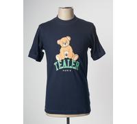tealer tee-shirts et débardeurs homme de couleur bleu XS