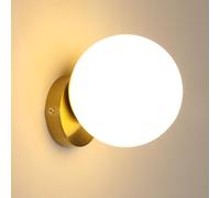 Tealight Applique Murale Intérieure 15CM, Boule E27, Plastique