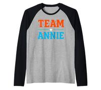 Team Annie T-Shirt Support Nom ANNIE Manche Raglan