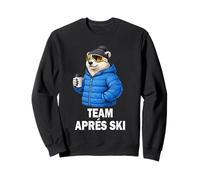 Team Après Ski Ours Polaire Après Ski Hiver Montagne Sweatshirt