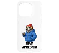 Team Après Ski Raton Laveur Après Ski Ski Hiver Montagne Coque pour iPhone 15 Pro