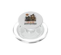 Team Awesome Costume d'halloween Vintage pour Chat Bigfoot Sasquatch PopSockets PopGrip pour MagSafe
