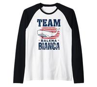 Team Balena Bianca Democrazia Cristiana Vintage Manche Raglan