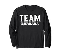 Team BARBARA T-Shirt Support Nom BARBARA Manche Longue