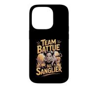 Team Battue Au Sanglier Chasse en Équipe Coque pour iPhone 14 Pro