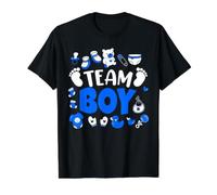 Team Boy Annonce de Grossesse et révélation du Sexe du bébé T-Shirt Graphique avec Valeur