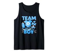 Team Boy Baby Shower Blue Items Gender Reveal Party Cute Débardeur