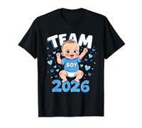 Team Boy Gender Reveal 2026 Nouveau bébé garçon T-Shirt