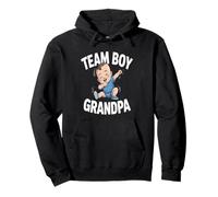 Team Boy Grandpa Révélation de fête prénatale Sweat à Capuche