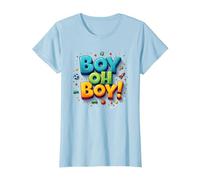 Team Boy Oh Boy! Sports et Aventure ludiques T-Shirt, Femme, Bleu Céleste, XS