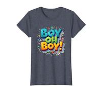 Team Boy Oh Boy! Sports et Aventure ludiques T-Shirt, Femme, Bleu Chiné, S