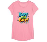 Team Boy Oh Boy! Sports et Aventure ludiques T-Shirt, Fille, Rose, XS