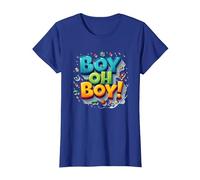 Team Boy Oh Boy! Thème de Sport & Aventure ludique T-Shirt, Femme, Bleu Royal, XXL