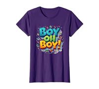 Team Boy Oh Boy! Thème de Sport & Aventure ludique T-Shirt, Femme, Violet, 3XL