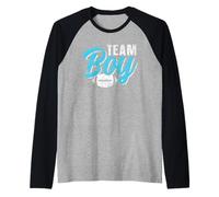 Team Boy Party Grossesse révélant Le Sexe Enceinte Manche Raglan