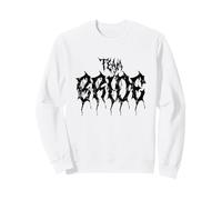 Team Bride, But in DeathMetal Polt, Heavy Music Wedding Day Sweatshirt
