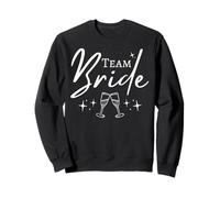 Team Bride Ensemble de Enterrement de Vie de Jeune Fille Rose Sweatshirt