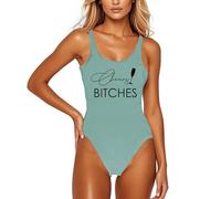 Team Bride Maillot de Bain Une pièce mariée pour Femme, Maillot de Bain Une pièce mariée de Mariage,Maillot de Bain Femme 1 Pièces Gainant Ventre Plat Sexy Col en V Maillot